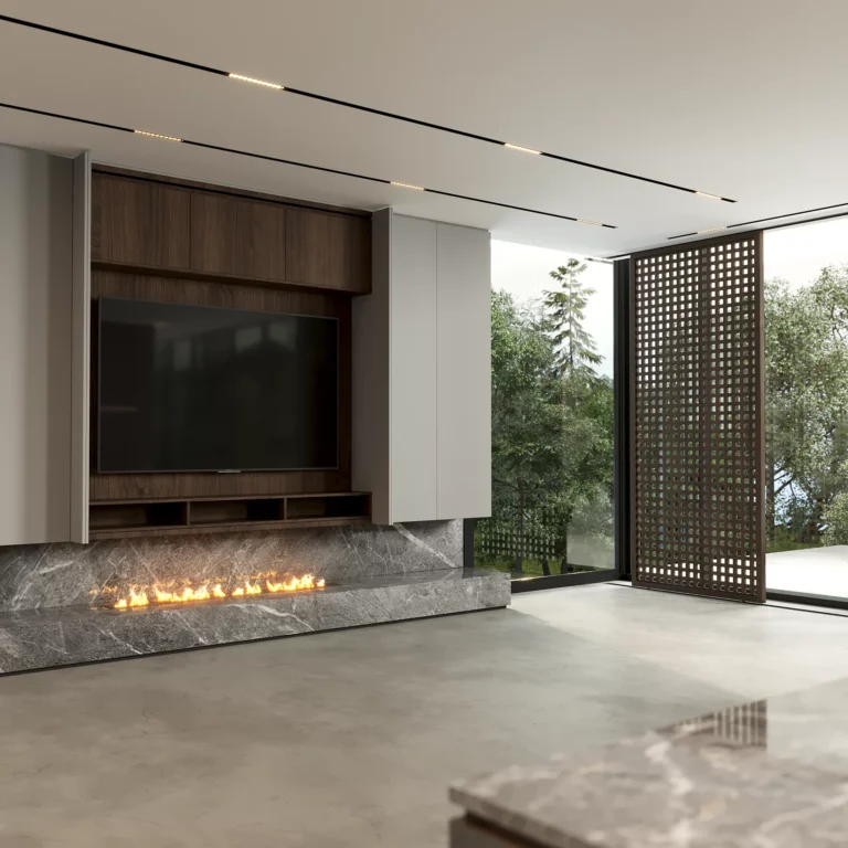 Residential construction building interior of Erica Residence