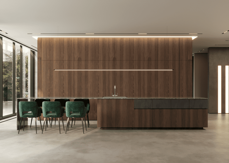 Kitchen Residential construction building interior of Erica Residence