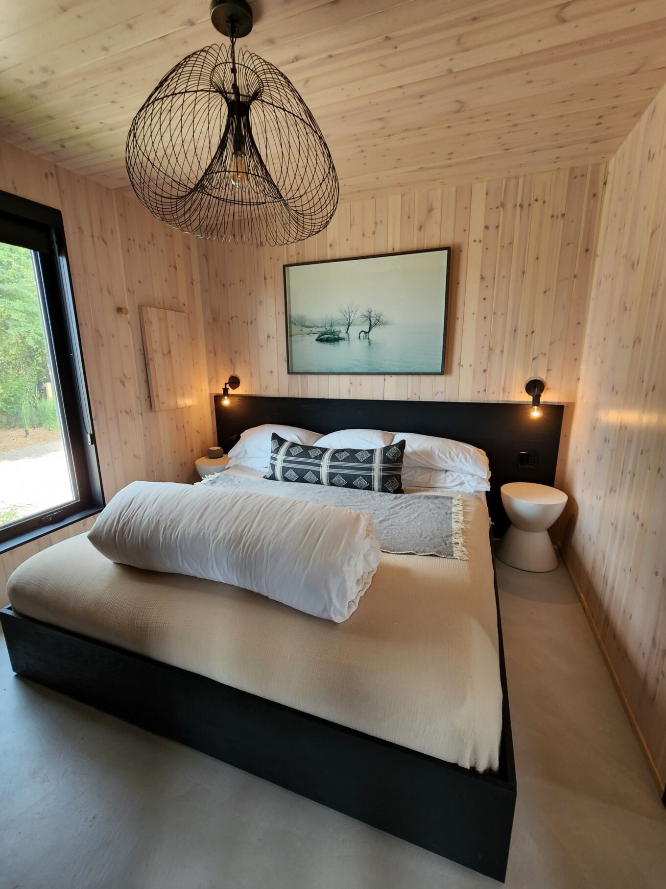 Wander Resort - interior bed build by 6ix build