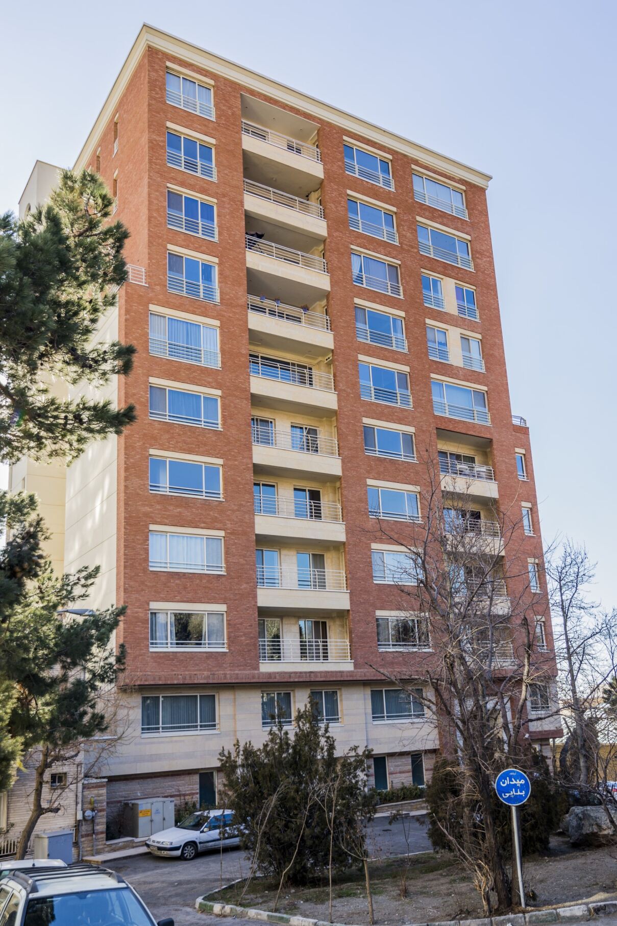 Exterior of building construction and build