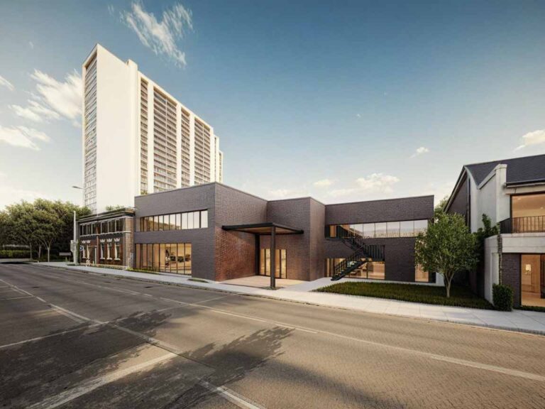 mixed-use construction project